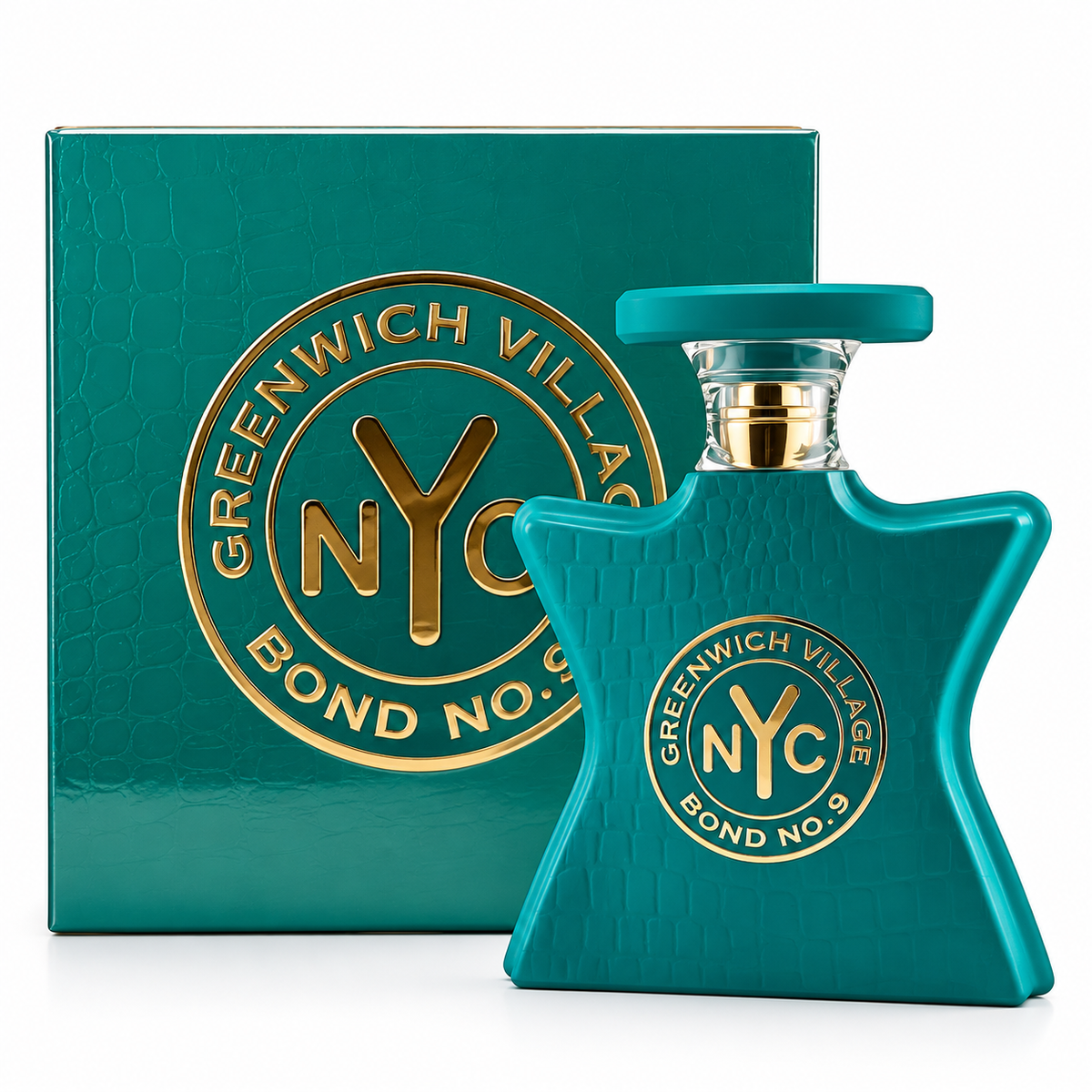 Bond No. 9 Greenwich Village Eau de Parfum – 100ml / 3.4 oz, Turquoise Box
